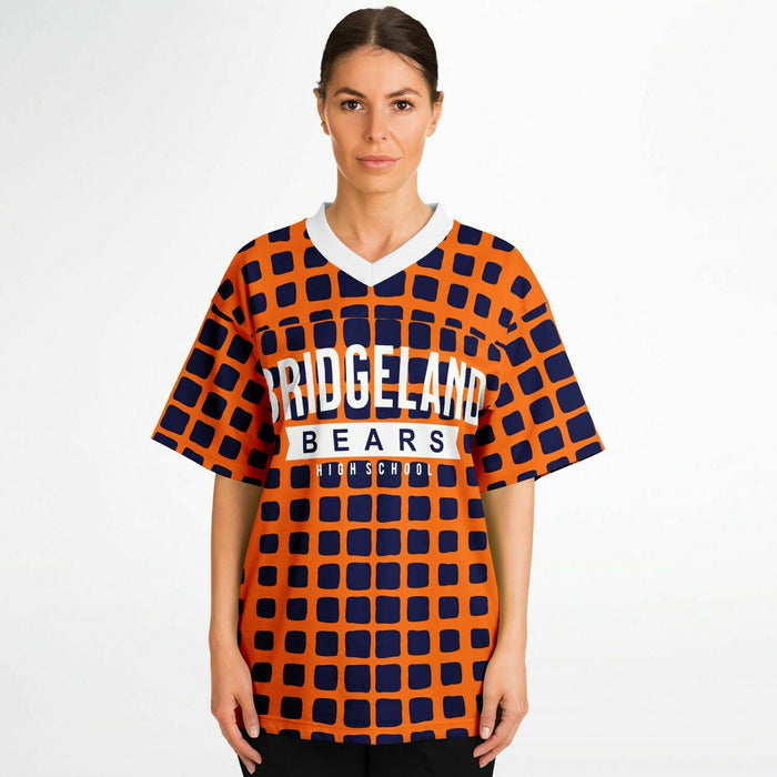 Women wearing Bridgeland Bears football jersey