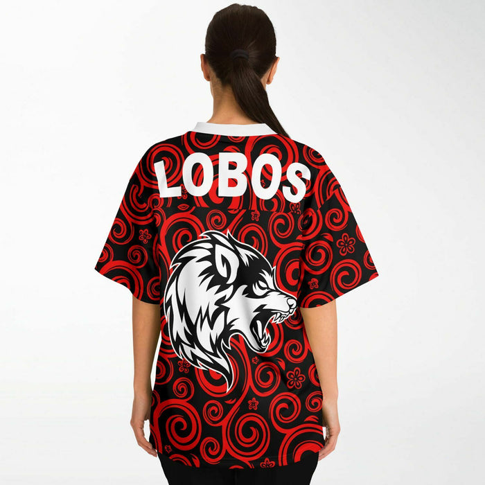 Langham Creek Lobos Football Jersey 18