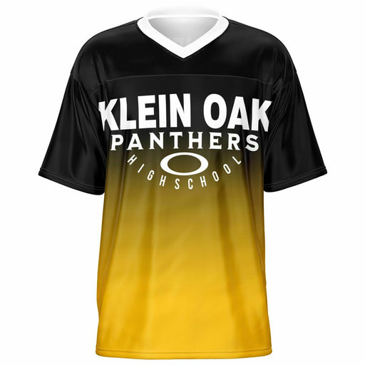 Klein Oak Panthers football jersey -  ghost view - front