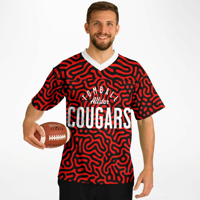 Tomball High School Cougars Football Jersey 20