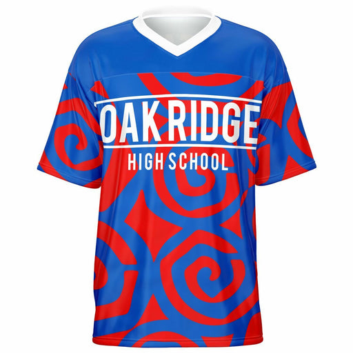 Oak Ridge War Eagles High School football jersey -  ghost view - front