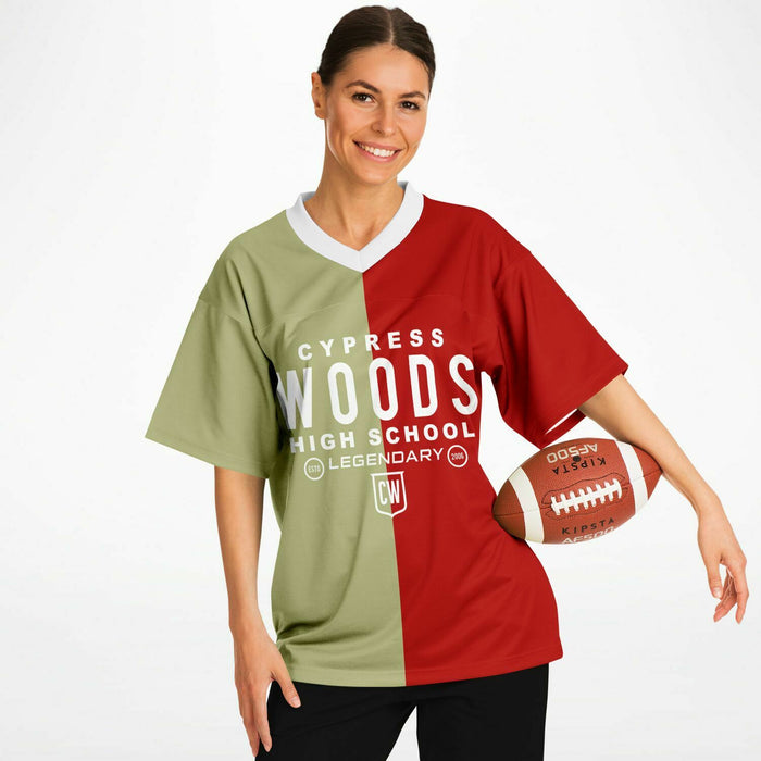 Cypress Woods Wildcats Football Spirit Jersey 04