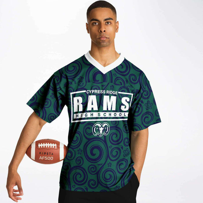 Cypress Ridge Rams Football Jersey 18