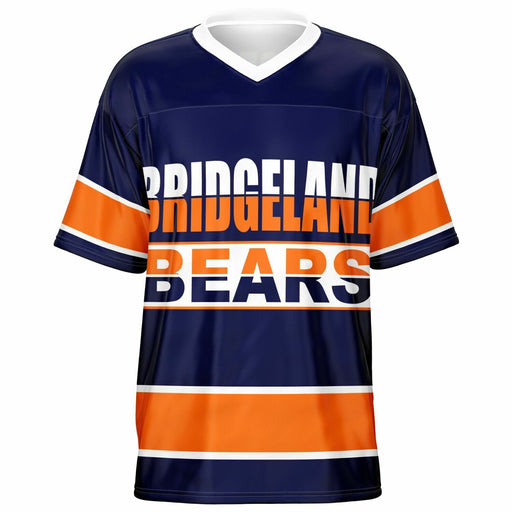 Bridgeland Bears football jersey -  ghost view - front