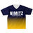 Nimitz Cougars High School football jersey laying flat - front 