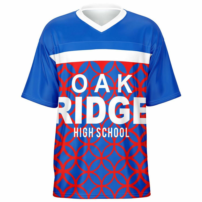 Oak Ridge War Eagles High School football jersey -  ghost view - front