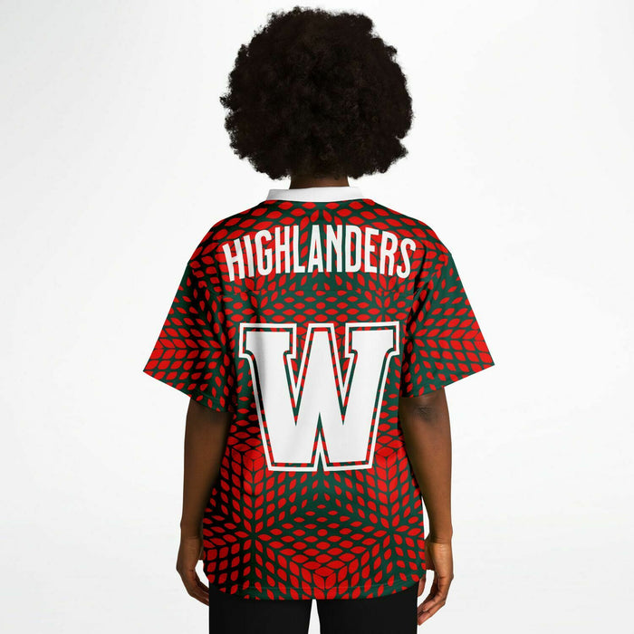 The Woodlands Highlanders Football Jersey 22