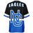 New Caney Eagles football jersey -  ghost view - back 10