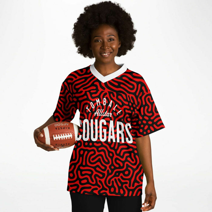 Tomball High School Cougars Football Jersey 20