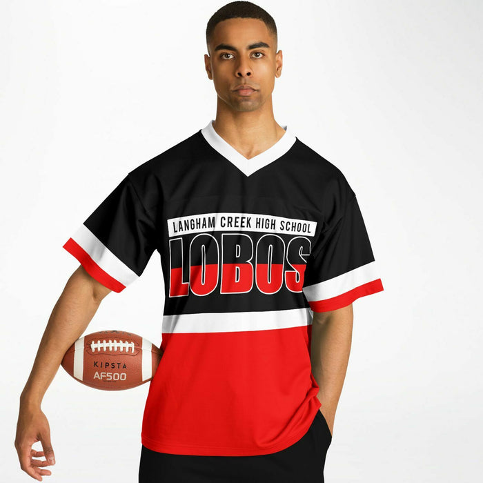 Langham Creek Lobos Football Jersey 10