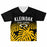 Klein Oak Panthers football jersey laying flat - front 
