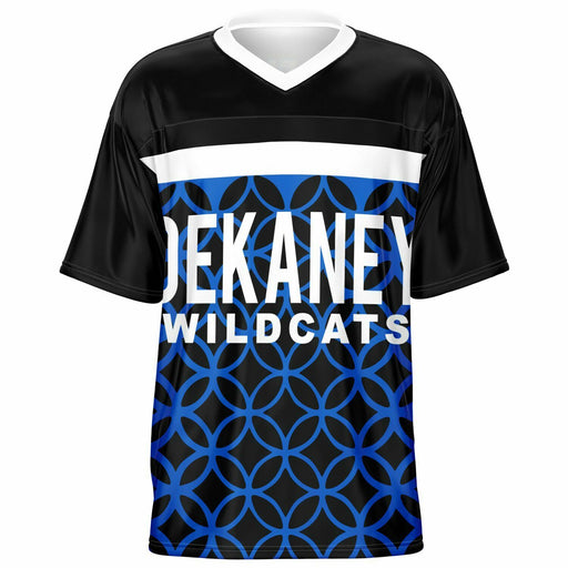 Dekaney Wildcats football jersey -  ghost view - front