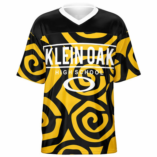 Klein Oak Panthers football jersey -  ghost view - front