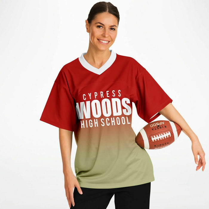 Cypress Woods Wildcats Football Spirit Jersey 05