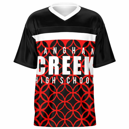 Langham Creek Lobos football jersey -  ghost view - front