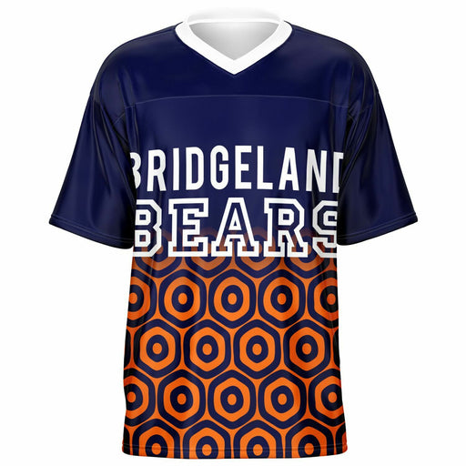 Bridgeland Bears football jersey -  ghost view - front