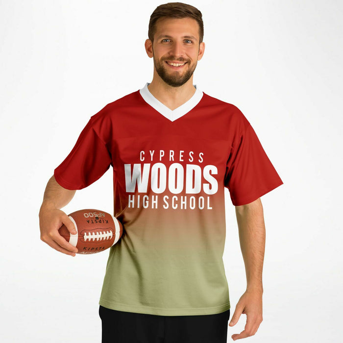 Cypress Woods Wildcats Football Spirit Jersey 05