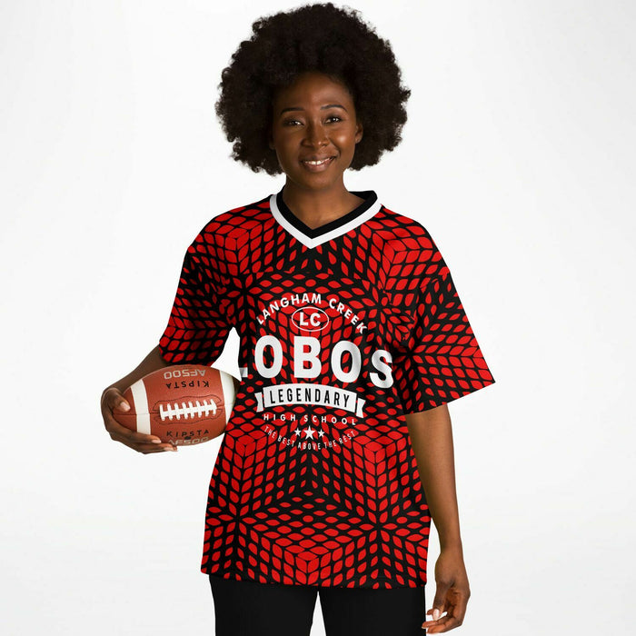 Langham Creek Lobos Football Jersey 22