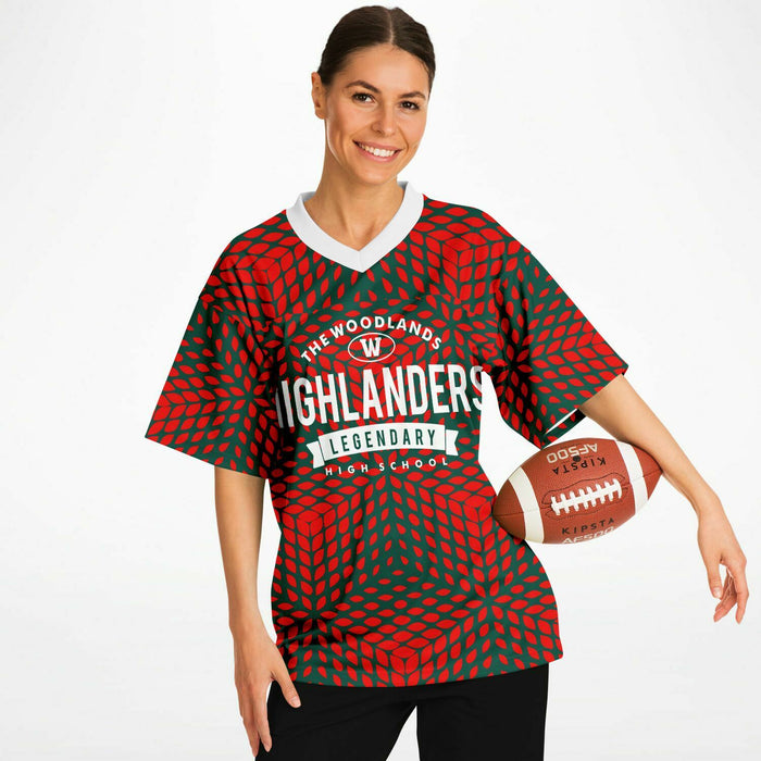 The Woodlands Highlanders Football Jersey 22