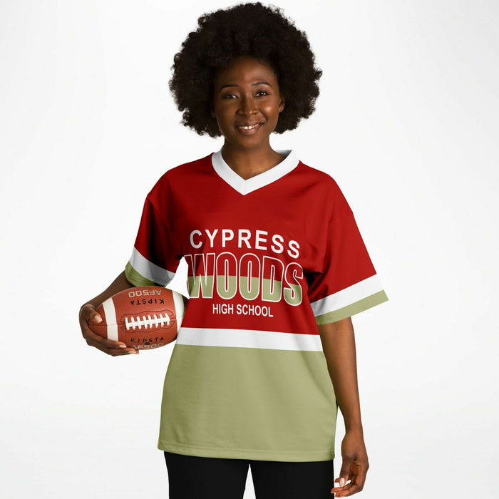 Cypress Woods Wildcats Football Spirit Jersey 10