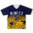 Nimitz Cougars High School football jersey laying flat - front 