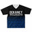 Dekaney Wildcats football jersey laying flat - front 