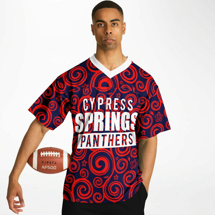 Cypress Springs Panthers Football Jersey 18