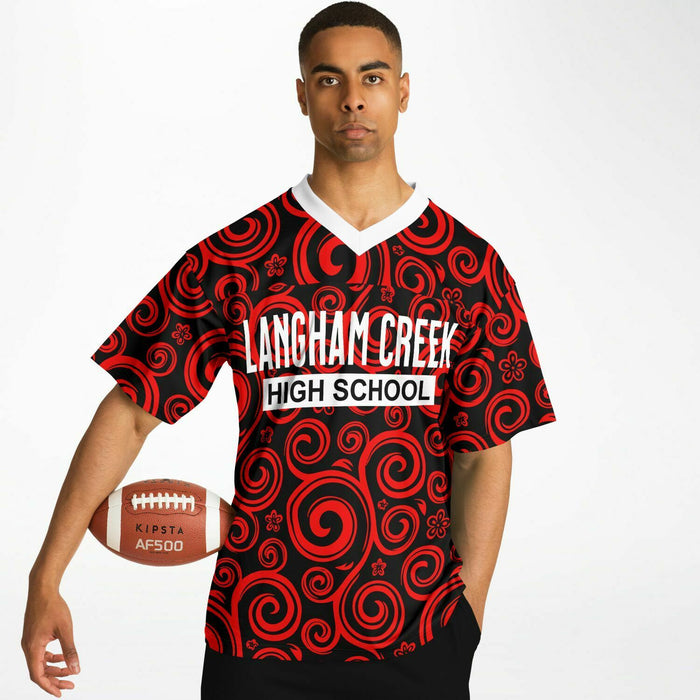 Langham Creek Lobos Football Jersey 18