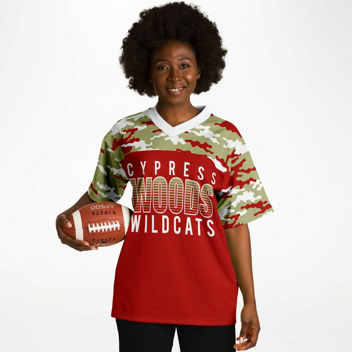 Cypress Woods Wildcats Football Spirit Jersey 08