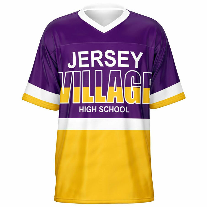 Jersey Village Falcons football jersey -  ghost view - front