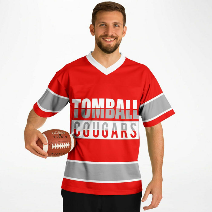 Tomball High School Cougars Football Jersey 13