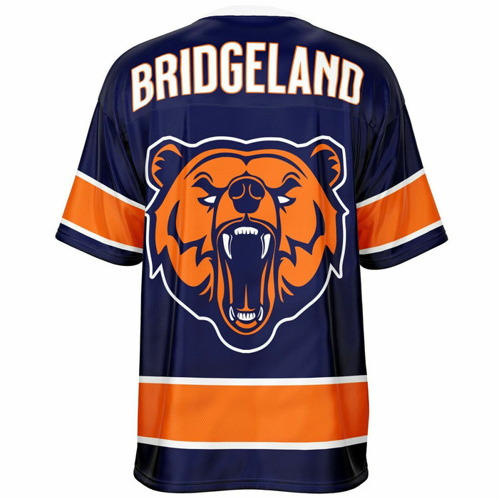 Bridgeland Bears football jersey -  ghost view - back