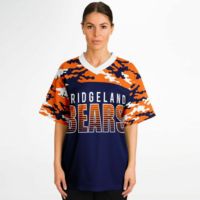 Women wearing Bridgeland Bears football jersey
