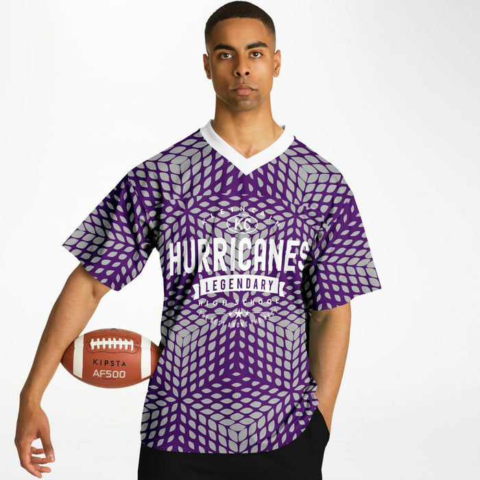 Klein Cain Hurricanes Football Jersey 22