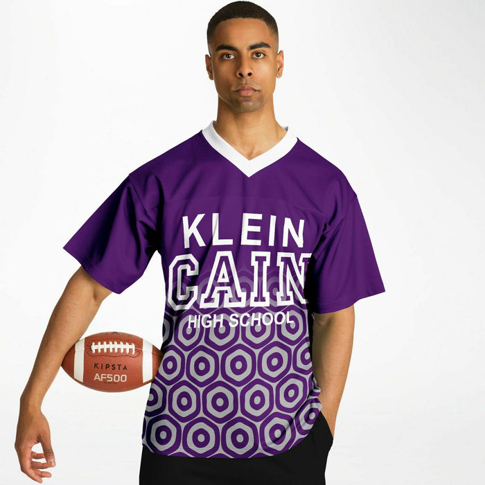 Klein Cain Hurricanes Football Jersey 25