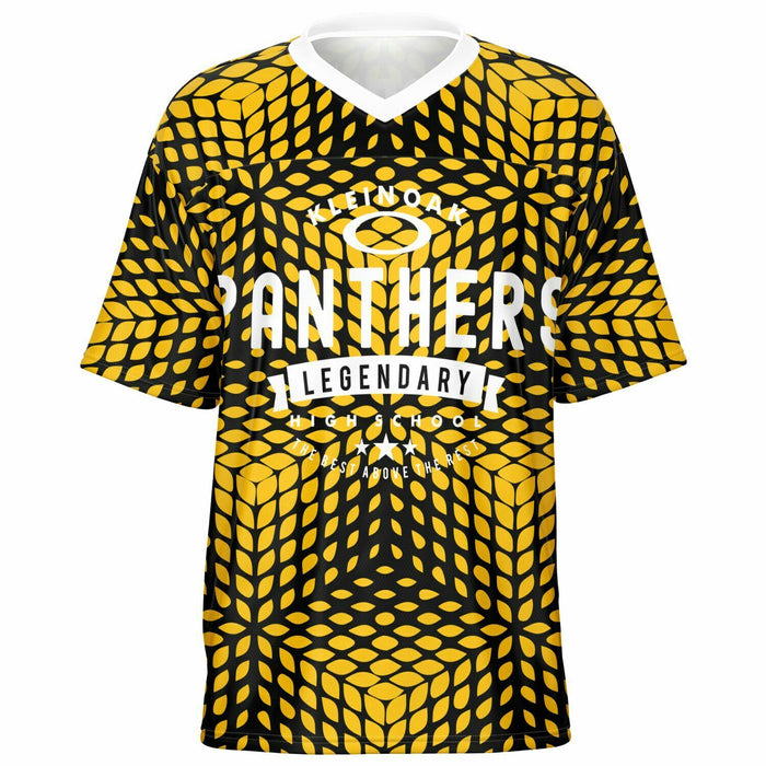 Klein Oak Panthers football jersey -  ghost view - front