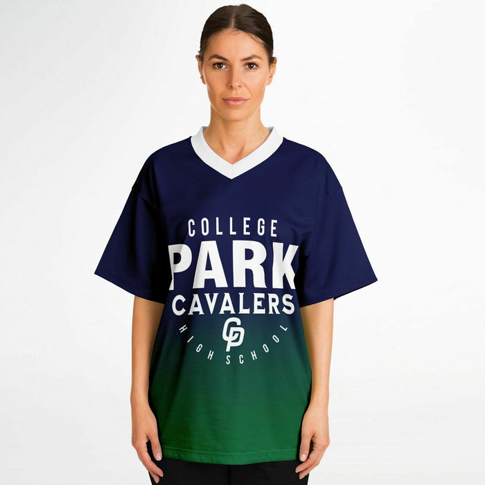 Women wearing College Park Cavaliers football jersey 05