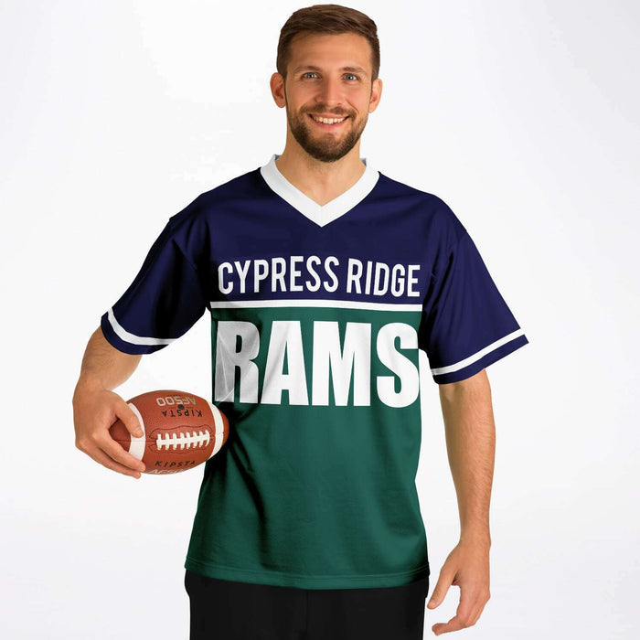 Cypress Ridge Rams Football Jersey 03