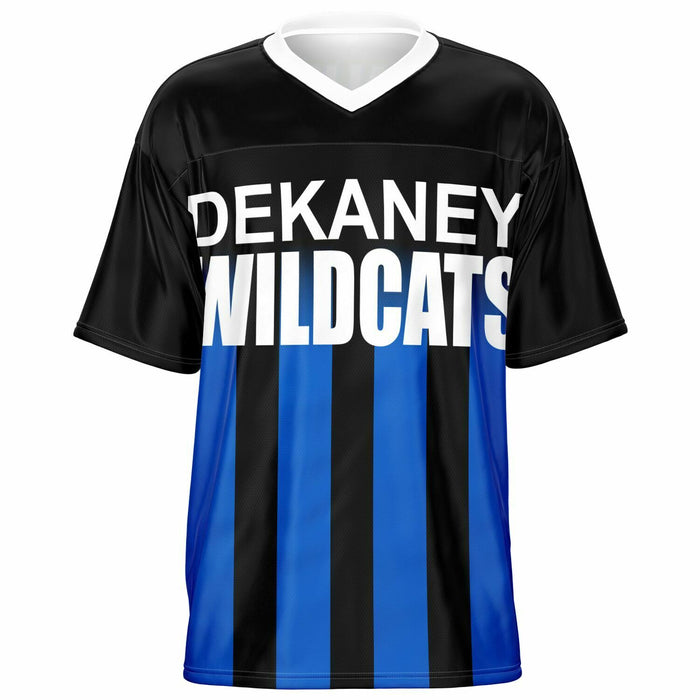 Dekaney Wildcats football jersey -  ghost view - front