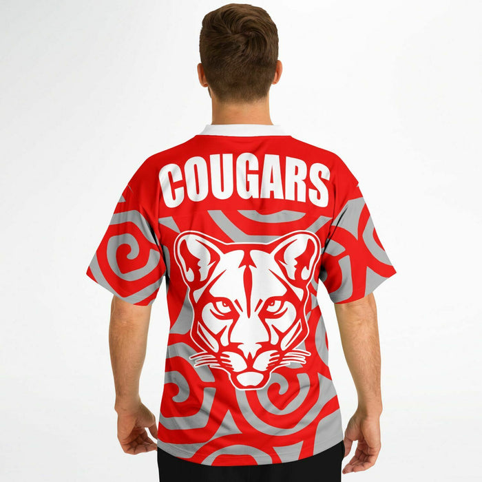 Tomball High School Cougars Football Jersey 16