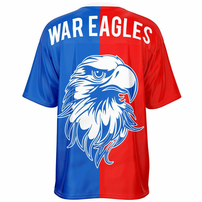 Oak Ridge War Eagles High School football jersey -  ghost view - back