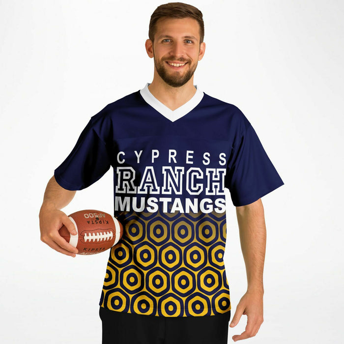 Cypress Ranch Mustangs Football Jersey 25