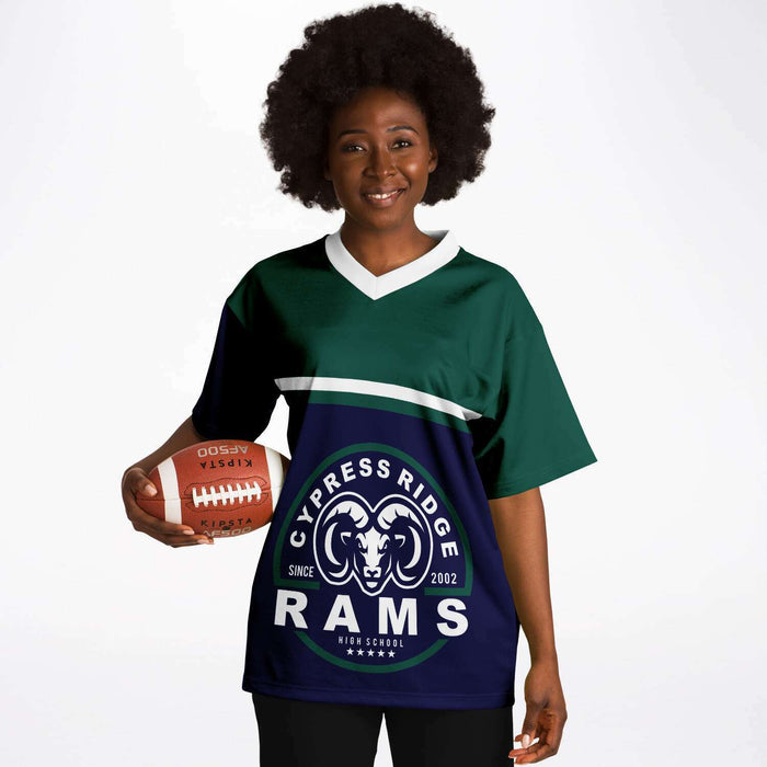 Cypress Ridge Rams Football Jersey 01