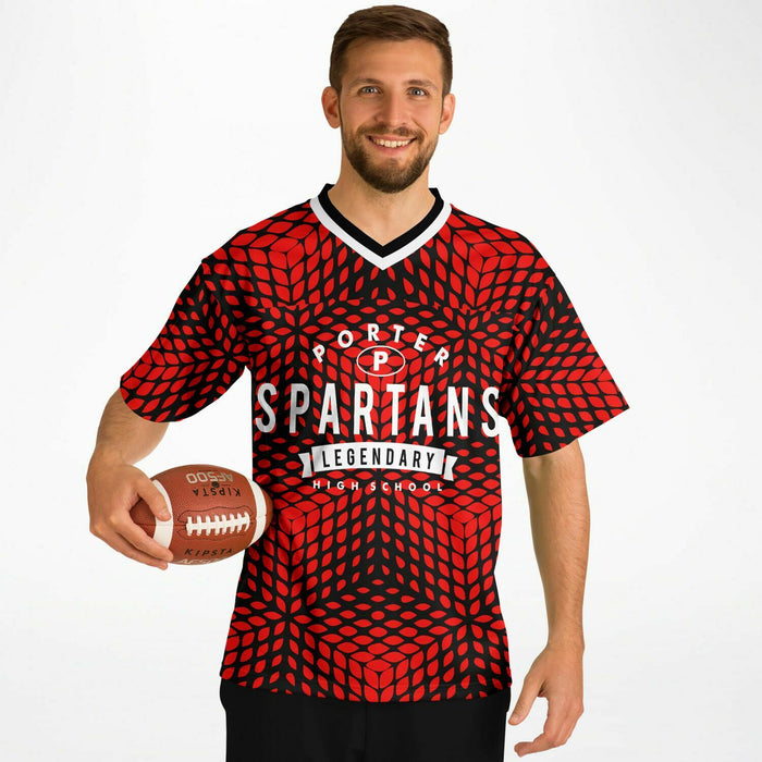 Porter Spartans Football Jersey 22