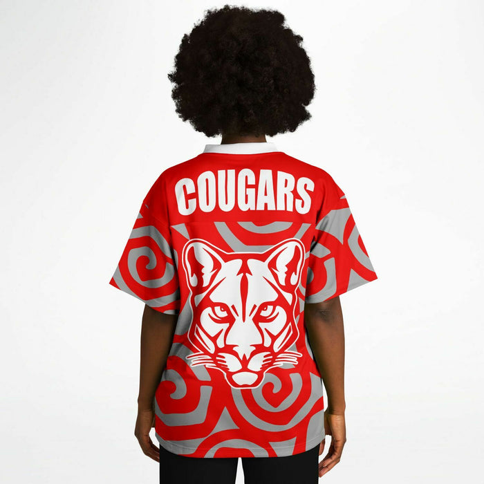 Tomball High School Cougars Football Jersey 16