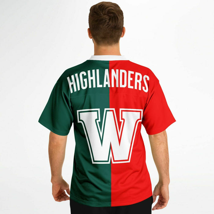 The Woodlands Highlanders Football Jersey 04