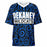 Dekaney Wildcats football jersey -  ghost view - front