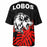 Langham Creek Lobos football jersey -  ghost view - back