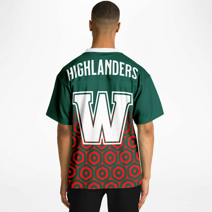 The Woodlands Highlanders Football Jersey 25