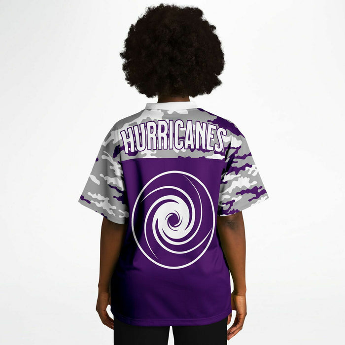 Klein Cain Hurricanes Football Jersey 08